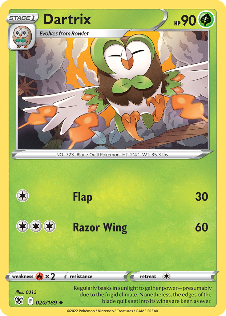Astral Radiance Dartrix #20/189